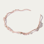 Head Band - Soft Metal + Beads | Peach - Best Kids Clothing Brands In Pakistan Online|Minnie Minors