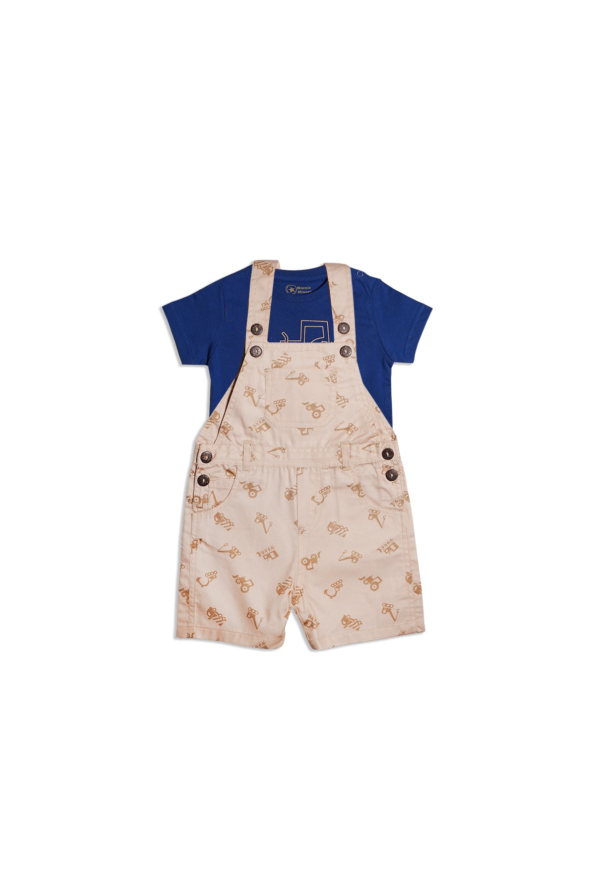 Dungaree With Bodysuit (BD-172)