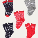 Socks - Soft Cotton/Polyester/Elastane | Assorted - Best Kids Clothing Brands In Pakistan Online|Minnie Minors