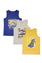 Graphic Vests (Pack Of 3) (BV-133)