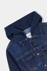 T-Shirt And Button Through Denim Jacket (BJT-052)