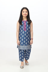 Printed Kurti With Trousers (DGKS-136)