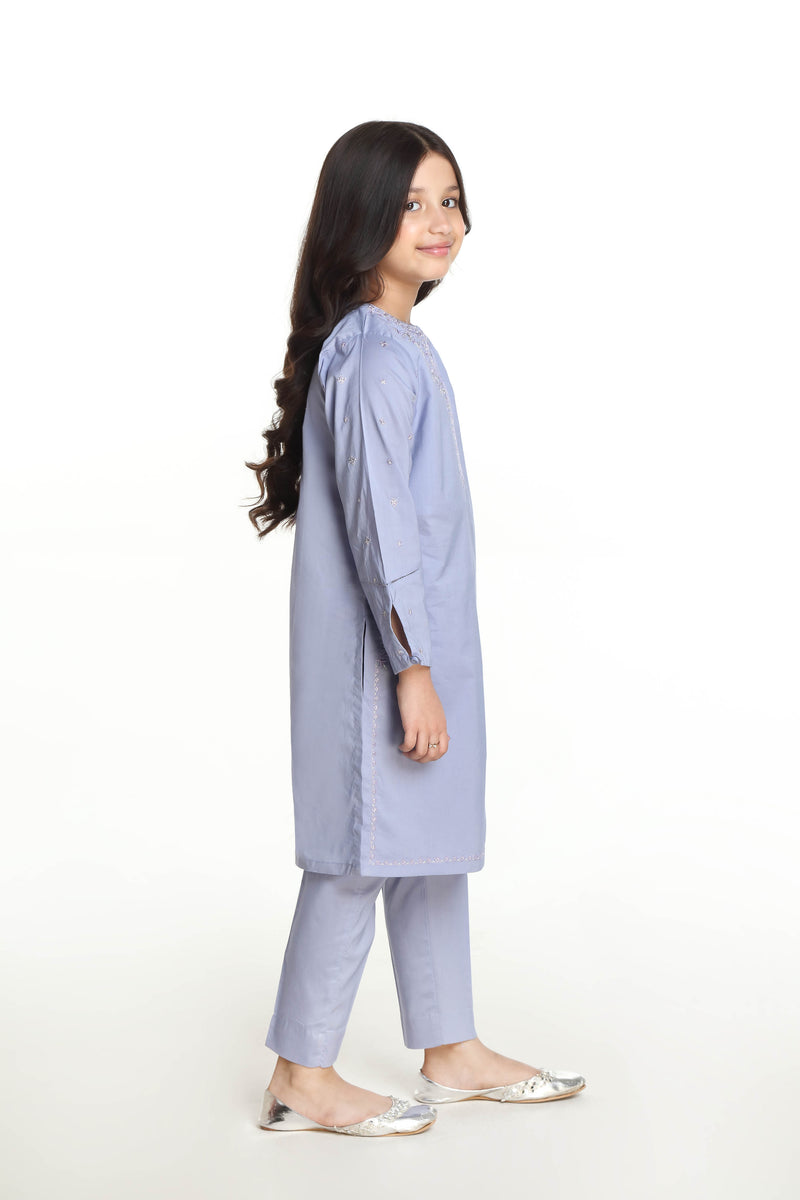 Embroidered Kameez With Trousers (GSK-529)