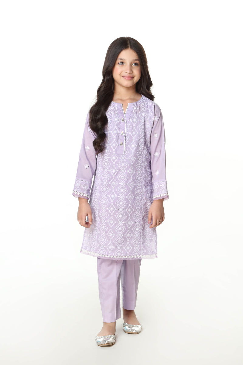 Embroidered Kameez, Trousers With Slip (GSK-531)