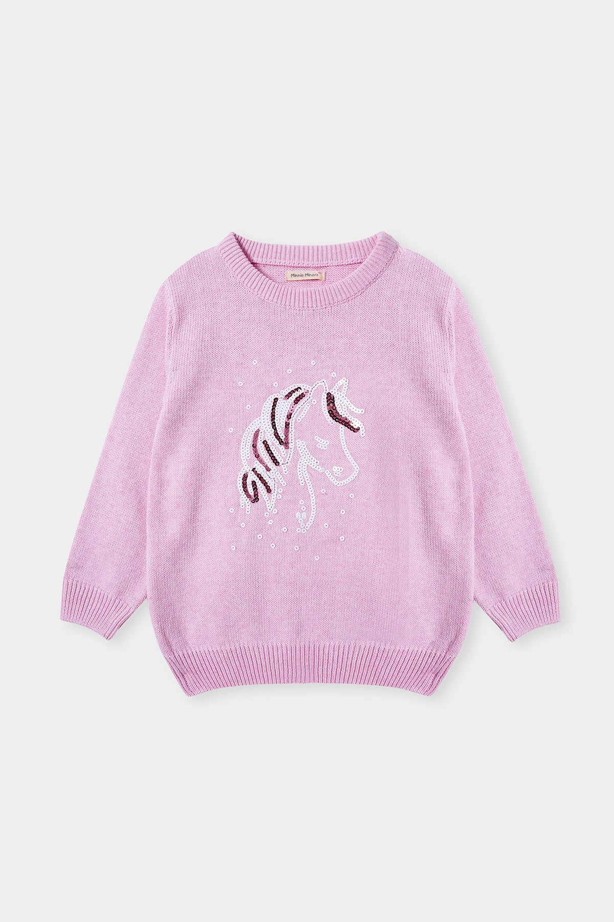 Unicorn Sequence Embroidered Sweater (GMMS-213)