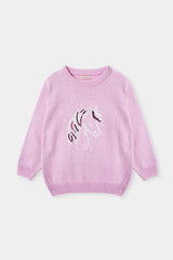 Unicorn Sequence Embroidered Sweater (GMMS-213)