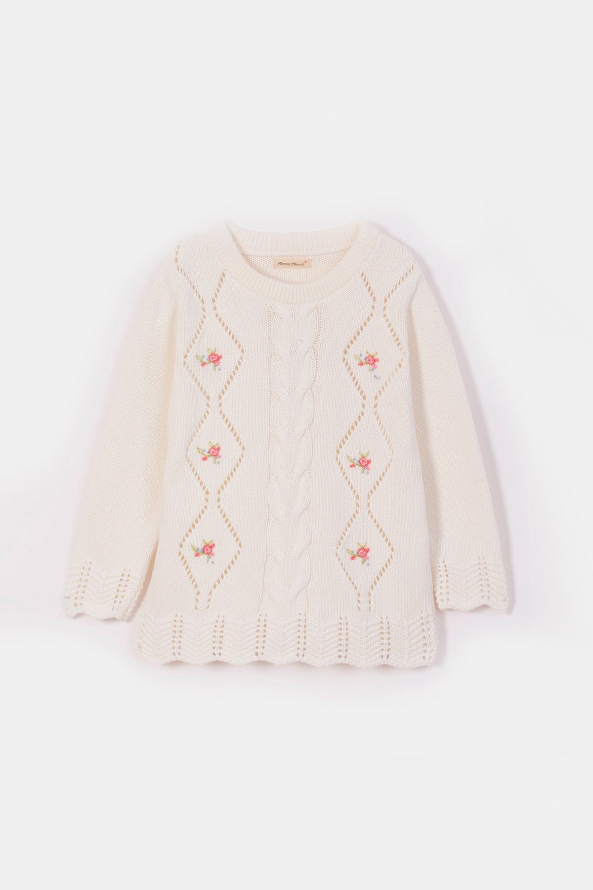 Crocheted Hand Embroidered Sweater (GMMS-216)