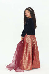 Embellished Kameez, Gharara & Dupatta (GPW-1040)