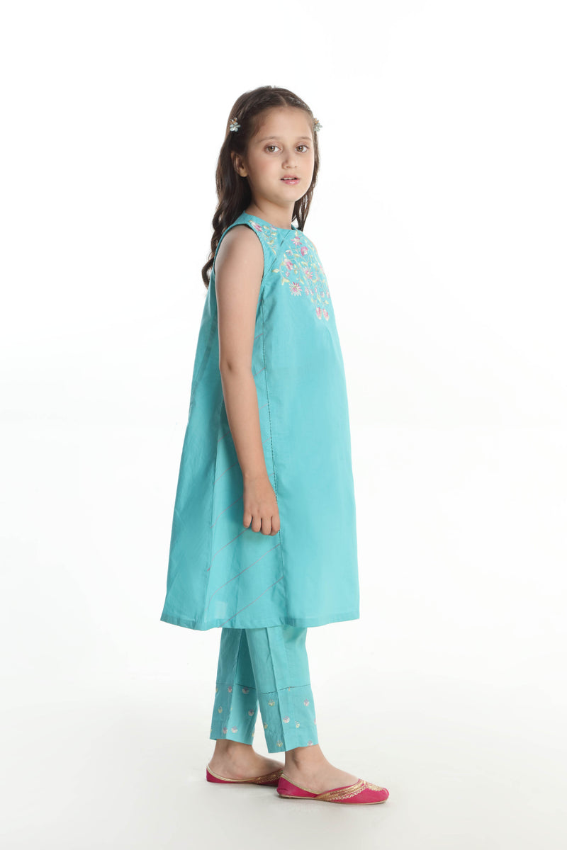 Embroidered Kameez With Trousers (GSK-530)