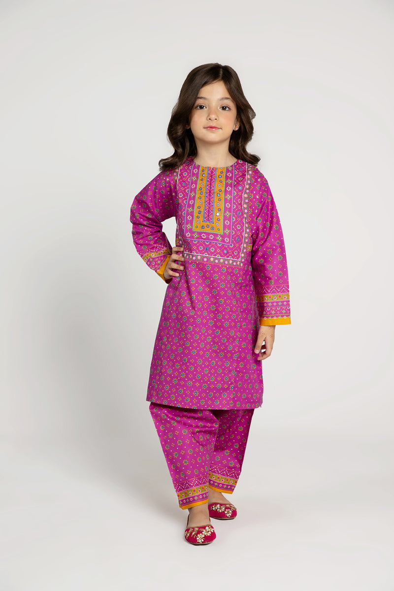 Printed Kurti With Trousers (DGKS-132)