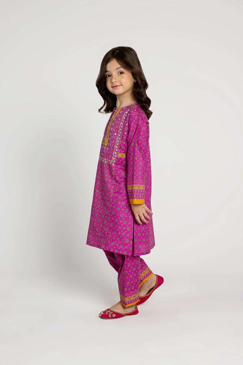 Printed Kurti With Trousers (DGKS-132)