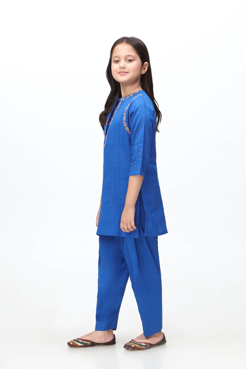 Embroidered Kameez With Shalwar (GSK-521)