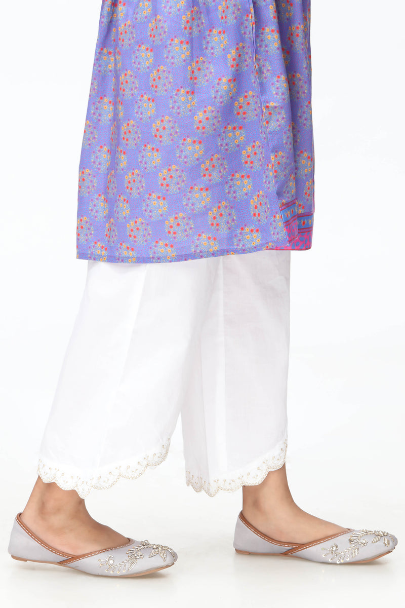 Scalloped Embroidered Trousers (GCT-132A)