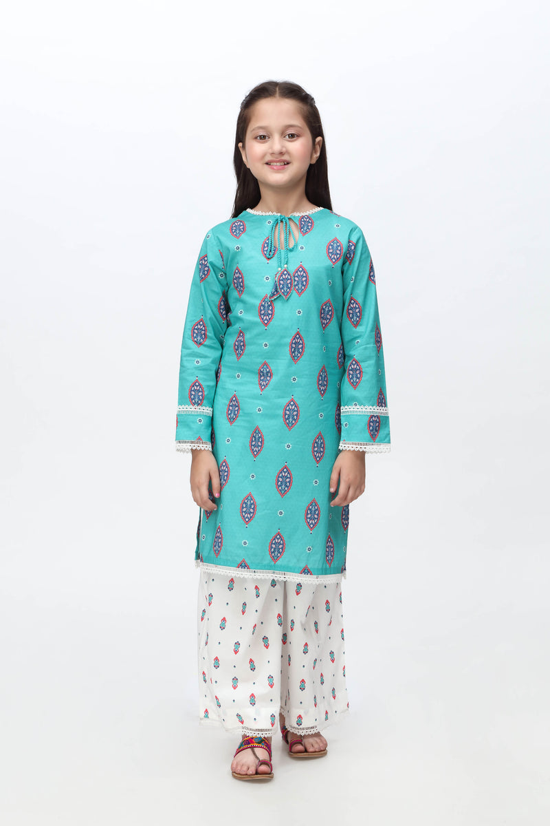 Printed Kurti With Trousers (DGKSN-04)