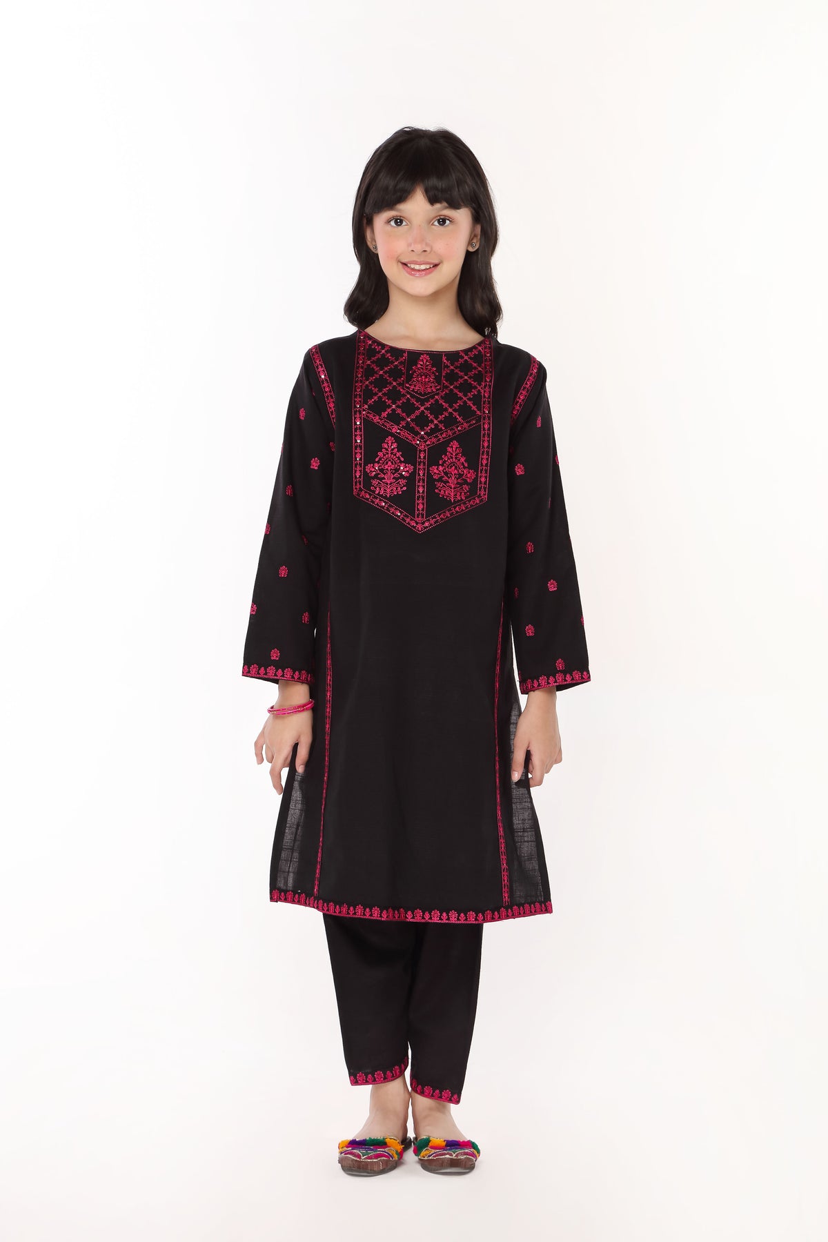 Embroidered Kameez With Trousers (GSK-544)