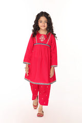 Embroidered Rangeen Kurti Set (RGKS-02)