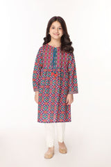 Digital Printed Embellished Flared Kurti (DGK-399)