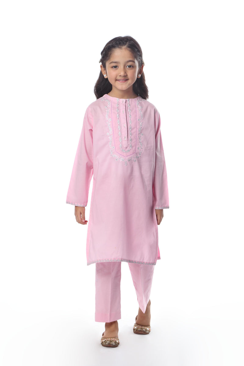 Embroidered Kameez With Trousers (GSK-516)