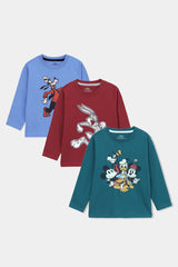 T-Shirts (Pack Of 3) (MSBKTPJ-22)